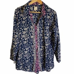 Lucky Brand Button Down Collar Shirt Soft Comfy